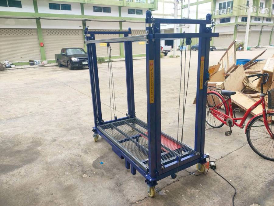 นั่งร้านยกสูง2เมตร รองรับน้ำหนัก 500kg.
