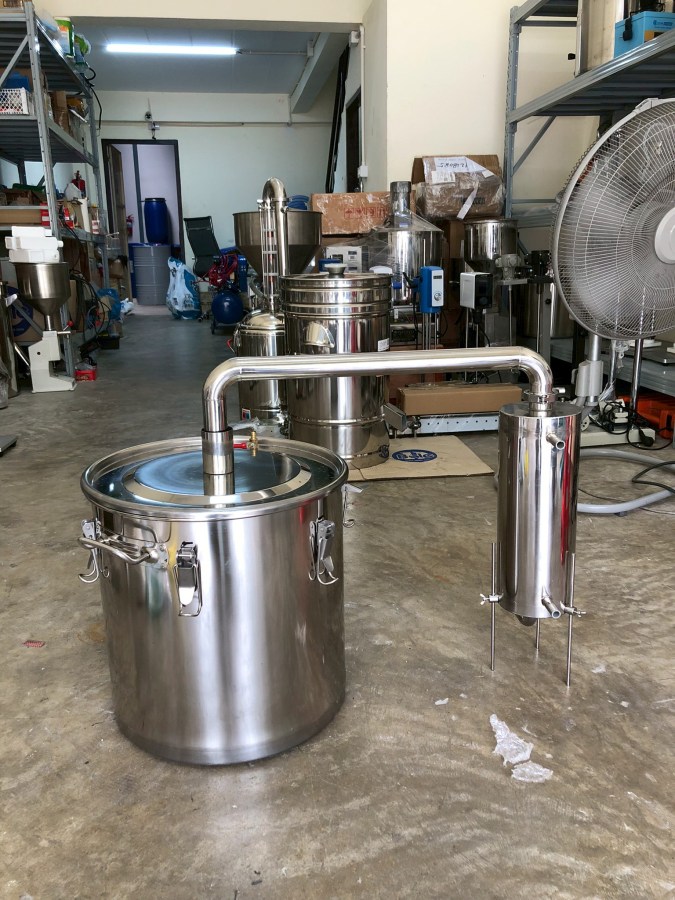 YANTAI-02 หม้อต้ม หม้อกลั่นน้ำ กลั่นไวน์ 150L