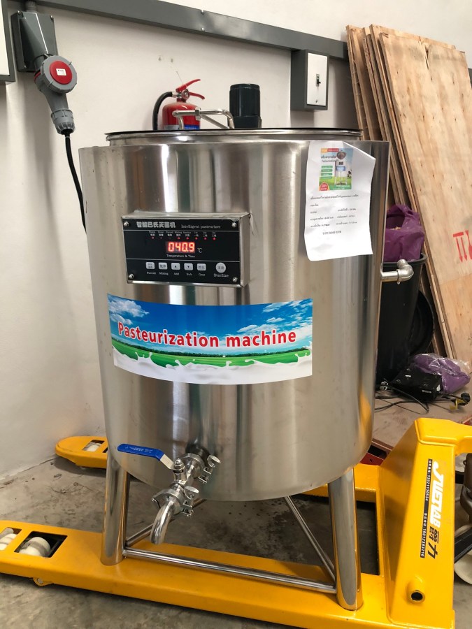 เครื่องพาสเจอร์ไรซ์ หม้อทำพาสเจอร์ไรซ์ (pasteurizer) 150ลิตร