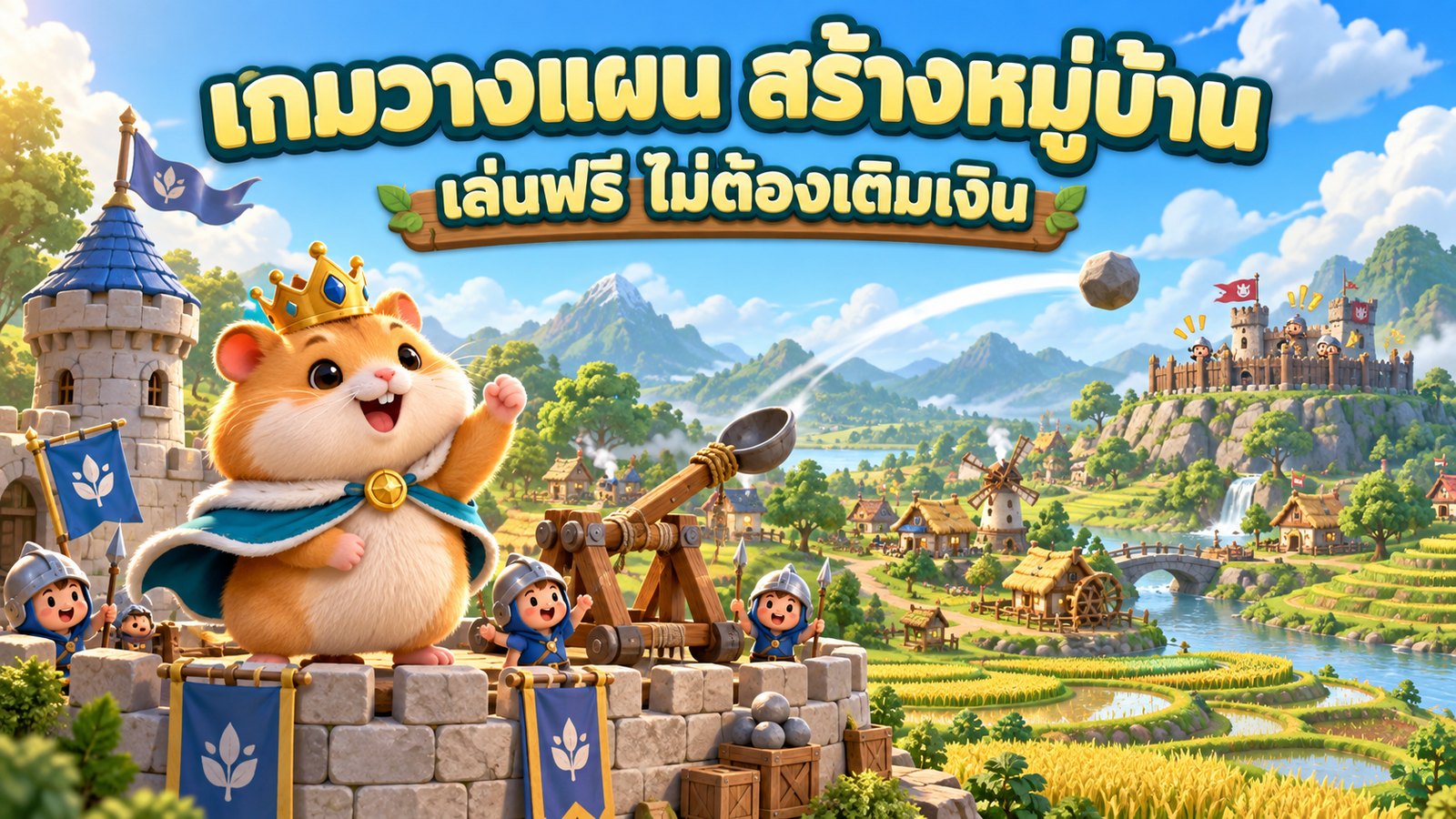 เกมวางแผน สร้างหมู่บ้าน เล่นฟรี ไม่ต้องเติมเงิน: 3 เกมป้องกันฐานและบุกป้อม ไม่ต้องโหลดแอป