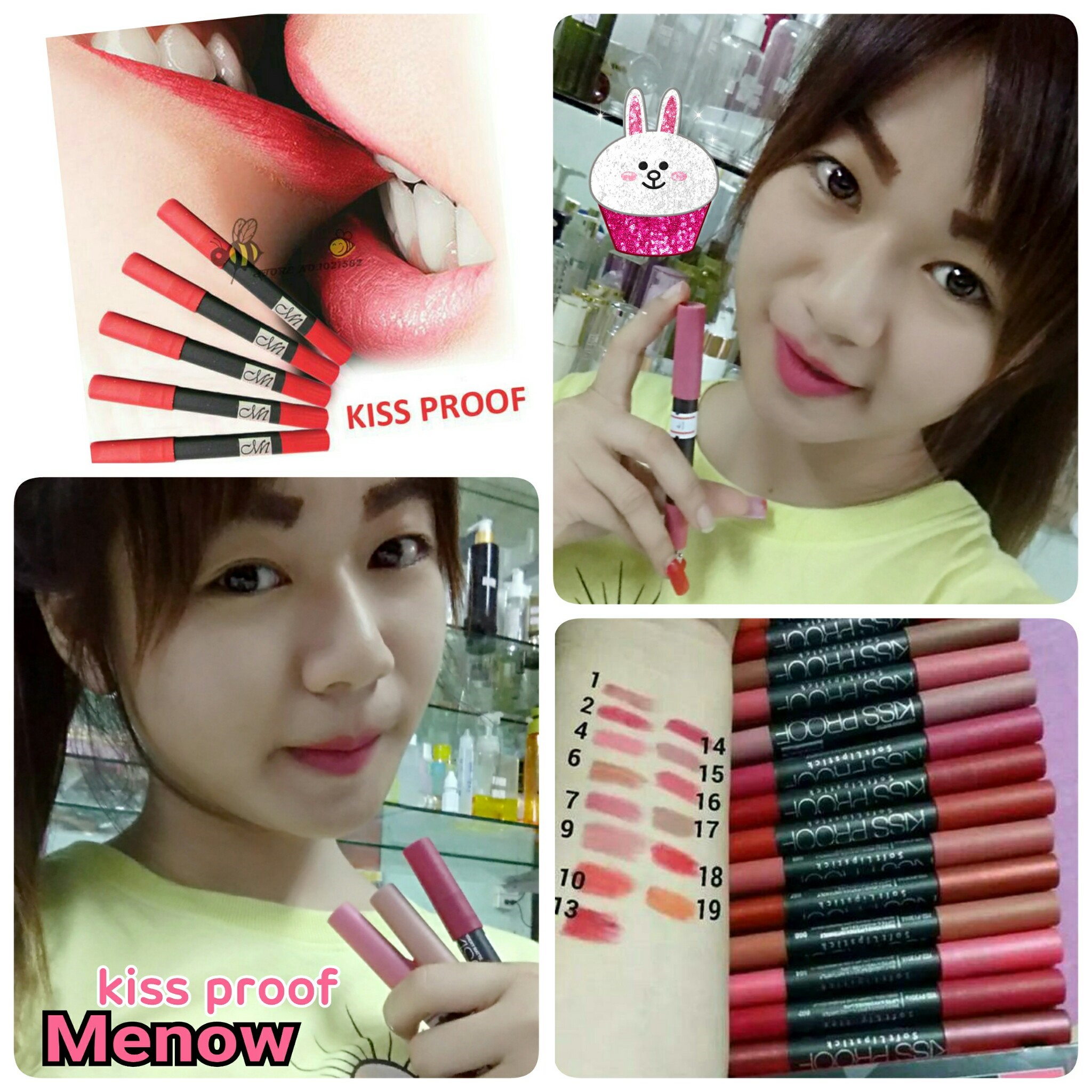 review kiss proff menow kiss lipstick