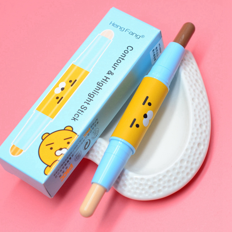 ?พร้อมส่ง-ของแท้? คอนทัวร์และไฮไลต์ ในแท่งเดียวContour &amp; Highlight Stick Hengfang ขายปลีกส่งเครื่องสำอาง ราคาถูก