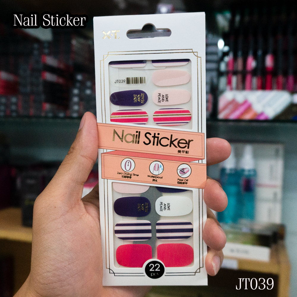 สติกเกอร์ติดเล็บสวยๆ NAIL STICKER ขายปลีกส่ง สติกเกอร์ติดเล็บ