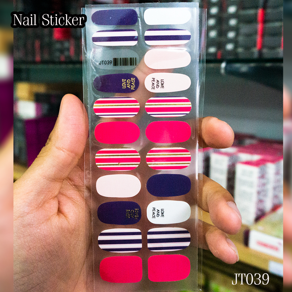 สติกเกอร์ติดเล็บสวยๆ NAIL STICKER ขายปลีกส่ง สติกเกอร์ติดเล็บ
