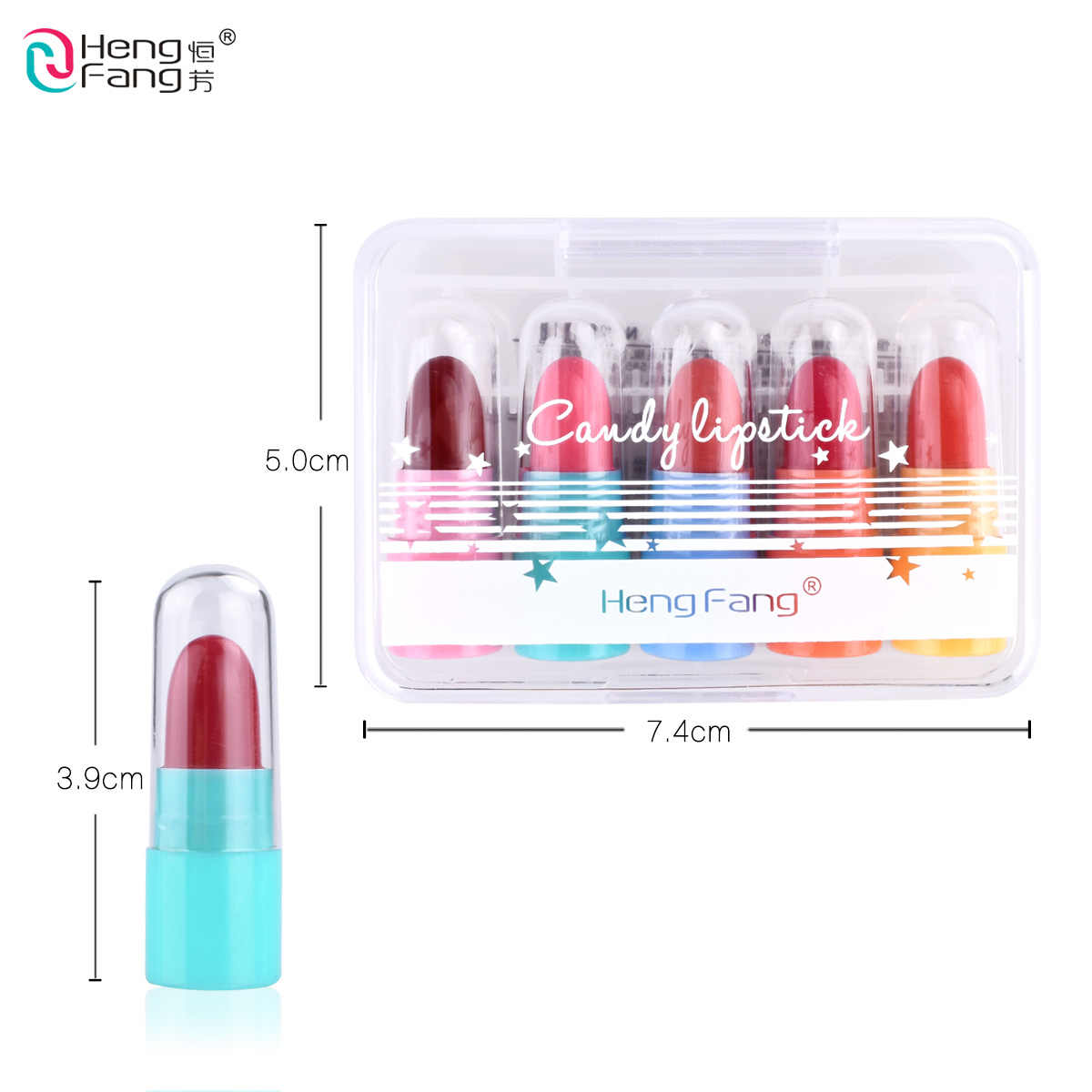 ขายปลีกส่ง LIPSITCK จิ๋ว เซ็ต5แท่ง สีแน่นสวย น่าใช้ พร้อมส่งทั่วไทย