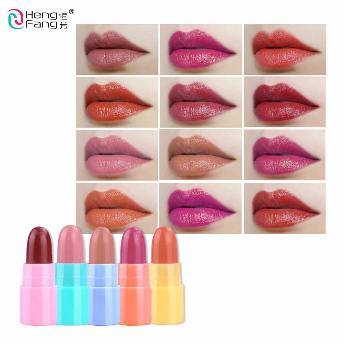 ขายปลีกส่ง LIPSITCK จิ๋ว เซ็ต5แท่ง สีแน่นสวย น่าใช้ พร้อมส่งทั่วไทย