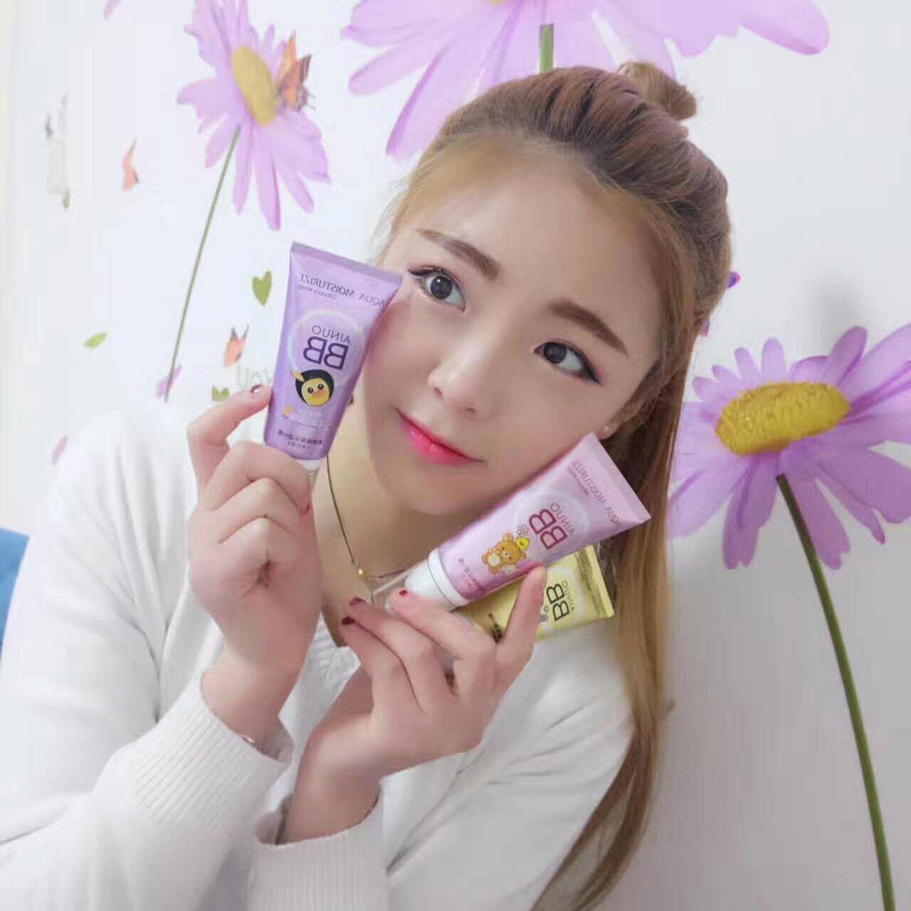 Ainuo BB Cream Tone-up Moisturize 24hours keep A528