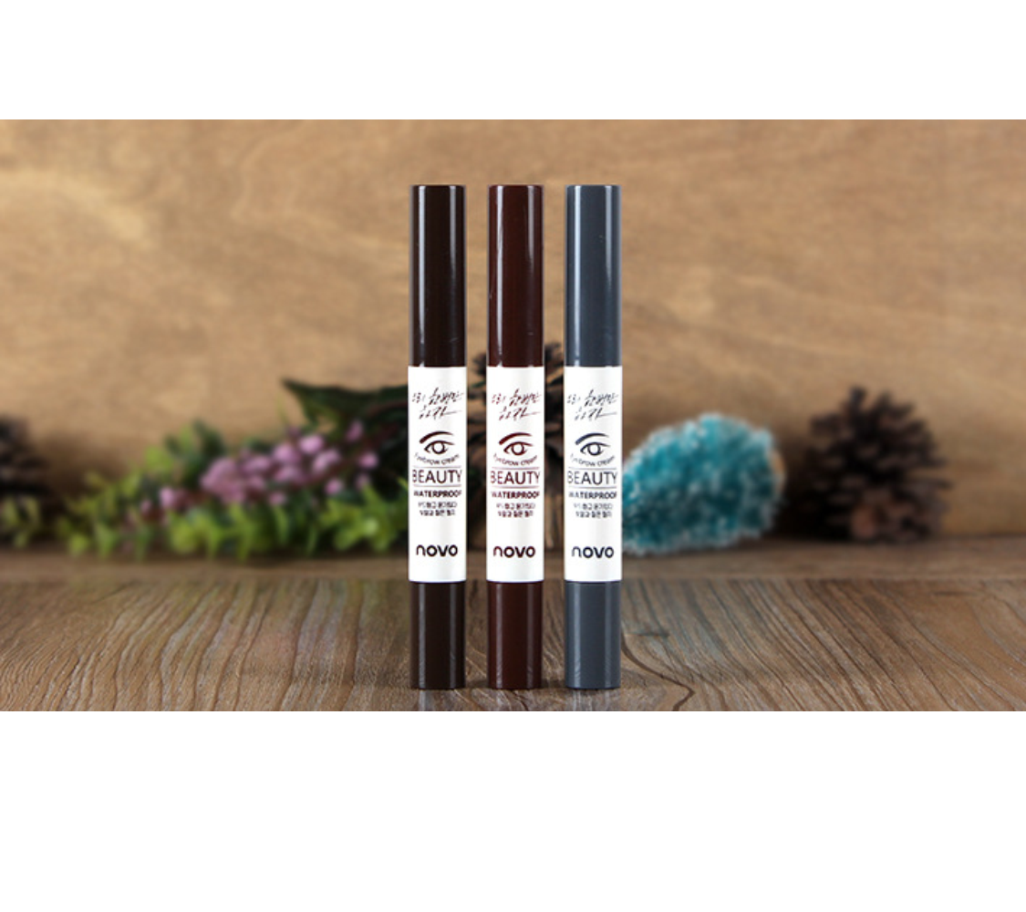 เขียนคิ้ว กันน้ำ EYEBROW NOVO 5068 ขายดี เท่น้ำเท่ท่า ขายปลีกส่ง ราคาถูก ขายเครื่องสำอาง