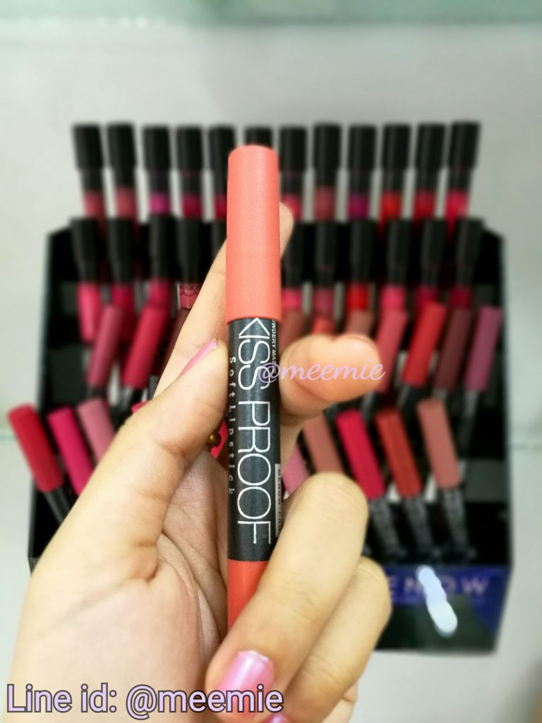 lip stick kiss proof menow