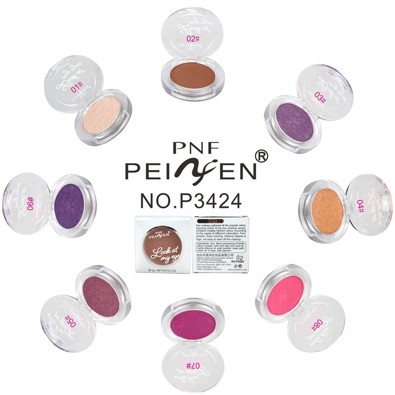 บรัชออน &amp; อายแชโดว์ PEIFEN P3424 ปลีก-ส่งเครื่องสำอาง ราคาถูก