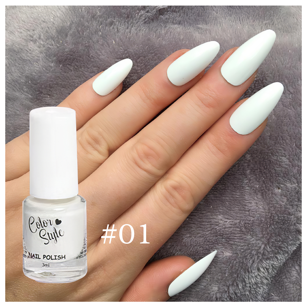 NAIL POLISH เล็บเงา สวยเป๊ะ ด้วยยาทาเล็บเนื้อเจล จากคัลเลอร์ สไตล์ คิส สีชัด ทาง่าย แห้งไว ให้สีสวย แวววาว เรียบหรู ดูดีได้ในทุกวัน