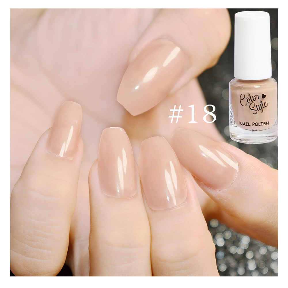 COLOR STYLE NAIL POLISH น้ำยาทาเล็บ แห้งไว ติดทน ไม่ทำให้เล็บเสีย