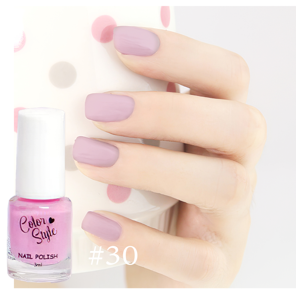 COLOR STYLE NAIL POLISH น้ำยาทาเล็บ แห้งไว ติดทน ไม่ทำให้เล็บเสีย