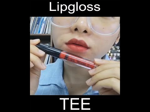 TEE #LIPGLOSS ลิปกลอสสีสด สีสวย กันน้ำ