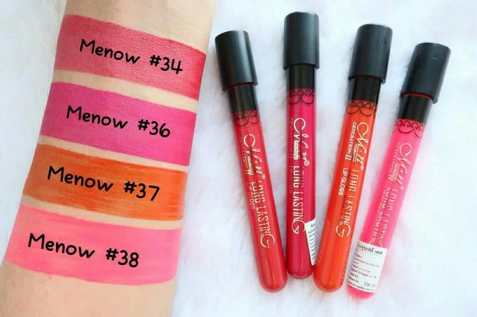 ลิปกลอส มีนาว ฮิตตลอดกาล ลิปจุ๊บไม่หลุด lip gloss
