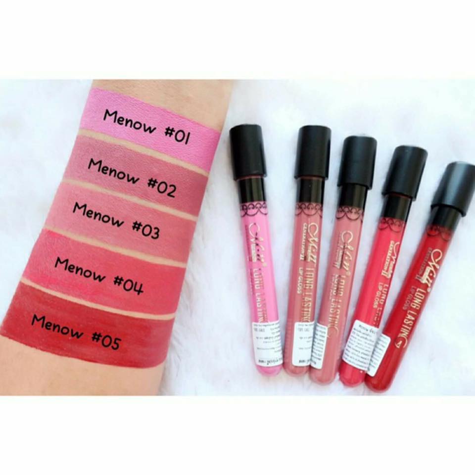 ลิปกลอส มีนาว ฮิตตลอดกาล ลิปจุ๊บไม่หลุด lip gloss