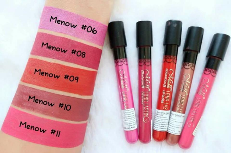 ลิปกลอส มีนาว ฮิตตลอดกาล ลิปจุ๊บไม่หลุด lip gloss