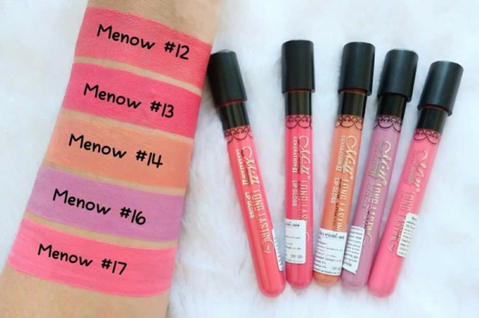 ลิปกลอส มีนาว ฮิตตลอดกาล ลิปจุ๊บไม่หลุด lip gloss