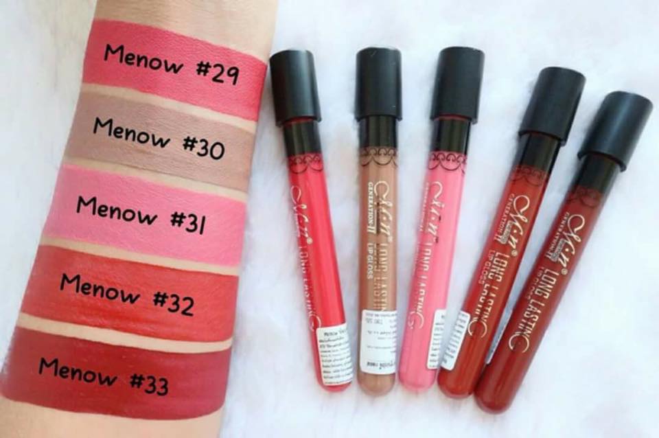 ลิปกลอส มีนาว ฮิตตลอดกาล ลิปจุ๊บไม่หลุด lip gloss