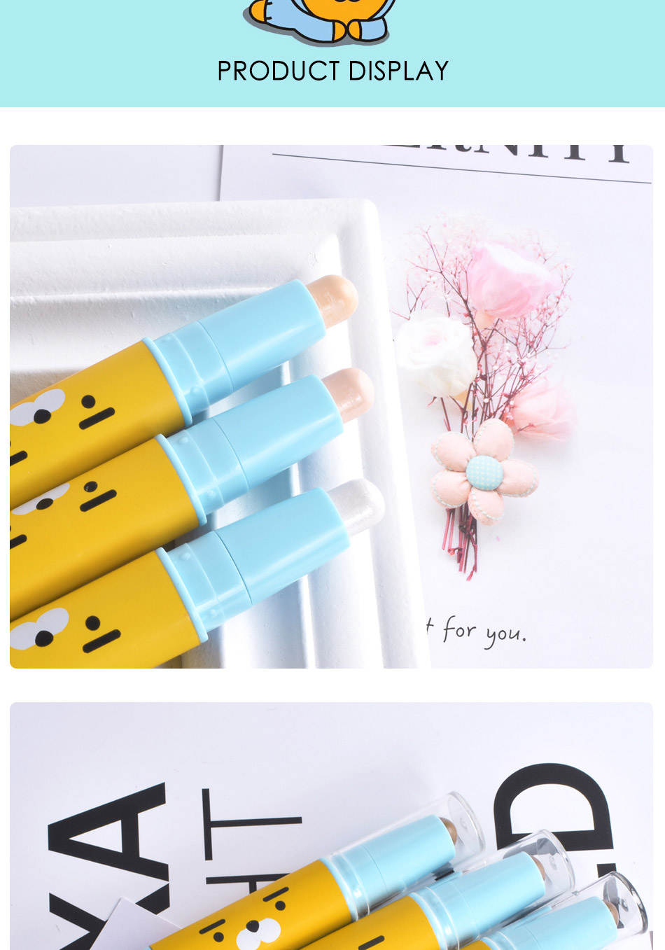แท่่งไฮไลท์หน้าพุ่ง น่ารักใช้ดีของ Hengfang ทำให้หน้าดูมิติ สวย ทรงวีเชฟ