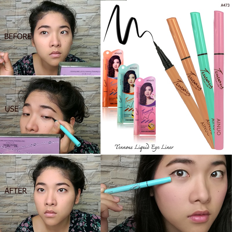ไอนุโอ เทสนัส ลิคิว อายไลเนอร์ Tennous liquid eye liner A473