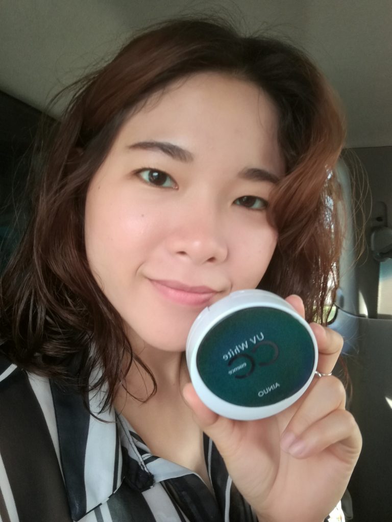 รับตัวแทนจำหน่ายจ้า เครื่องสำอางค์ แป้งน้ำคุชชั่น ซื้อเยอะ แจกทองจ้า Ainuo UV White CC essence ซีซี คุชชั่น ยูวีไวท์  A448