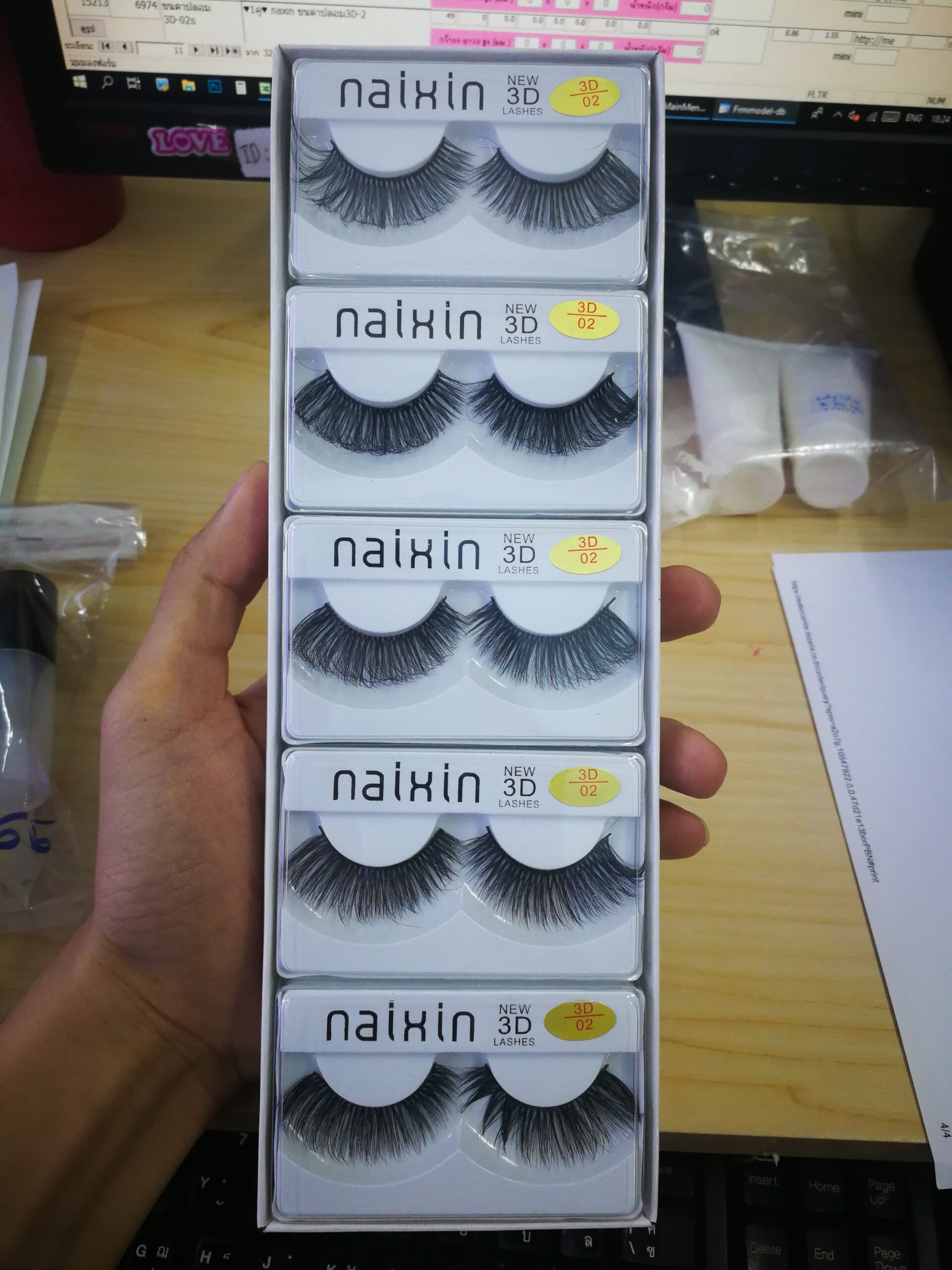 ขายปลีก-ส่ง ขนตาปลอมสวย ขนตาปลอม3มิติ 3D ราคาถูก