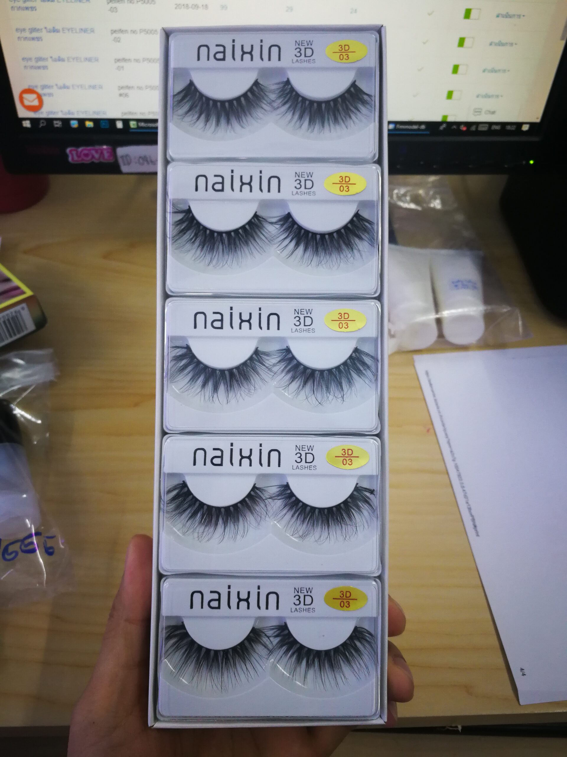 ขายปลีก-ส่ง ขนตาปลอมสวย ขนตาปลอม3มิติ 3D ราคาถูก