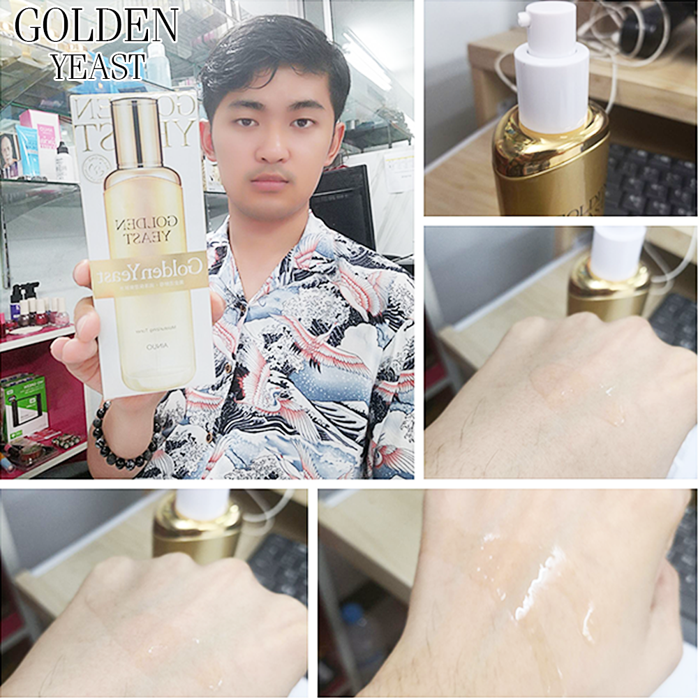หน้าใส หน้านุ่ม ต้องลองครับ ขนาด 120 ml Golden Yeast เพิ่มความกระจ่างใส และปรับผิวให้เนียนนุ่ม เป็นธรรมชาติ Moisturing Toner and Radiance Firming Softener จะใช้ก่อนแต่งหน้า หรือก่อนนอนก็ได้ A620 A621