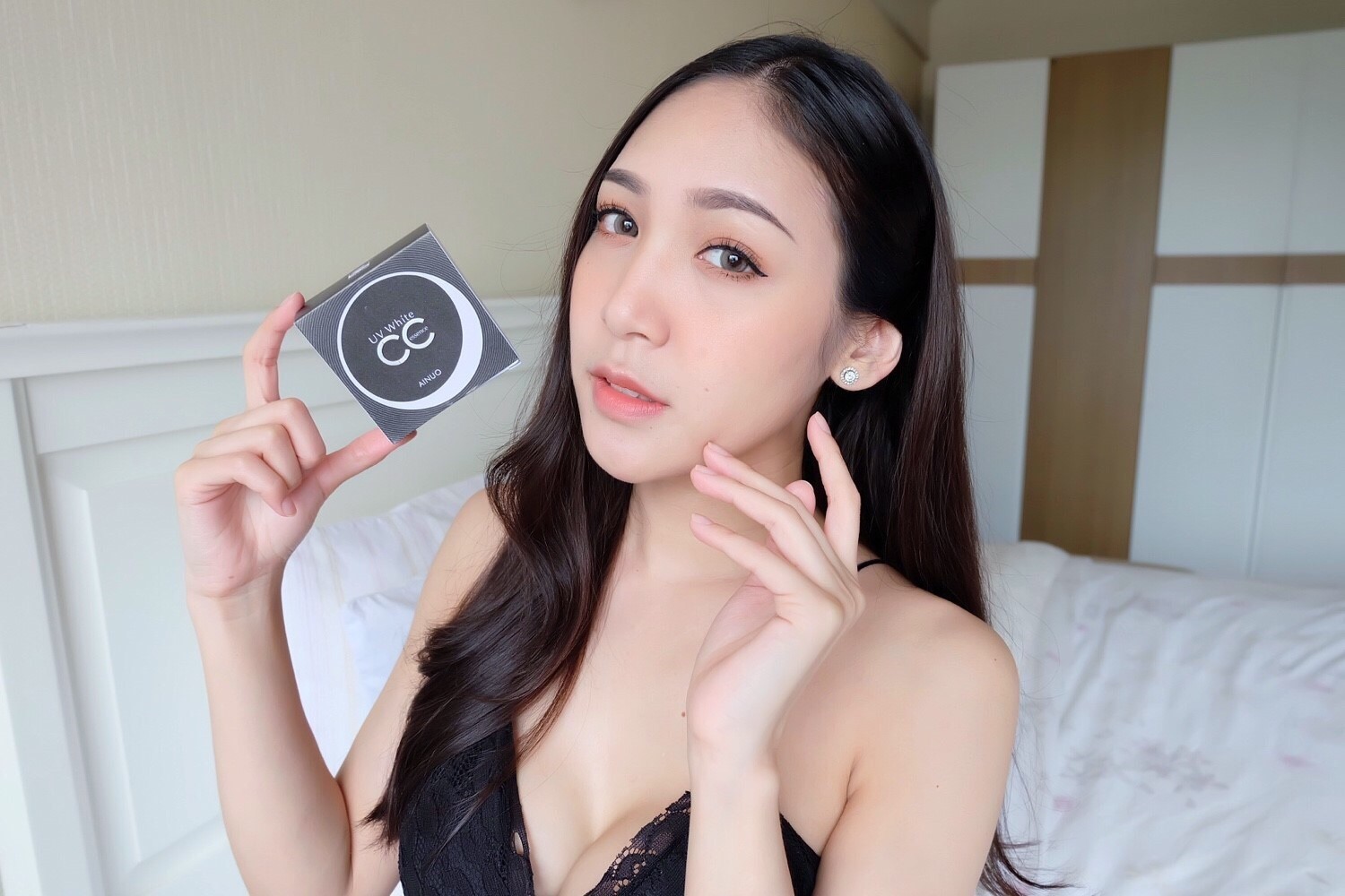 แป้งน้ำคุชชั่น แป้งพัฟ แป้งรองพื้นใช้ดี Ainuo A448