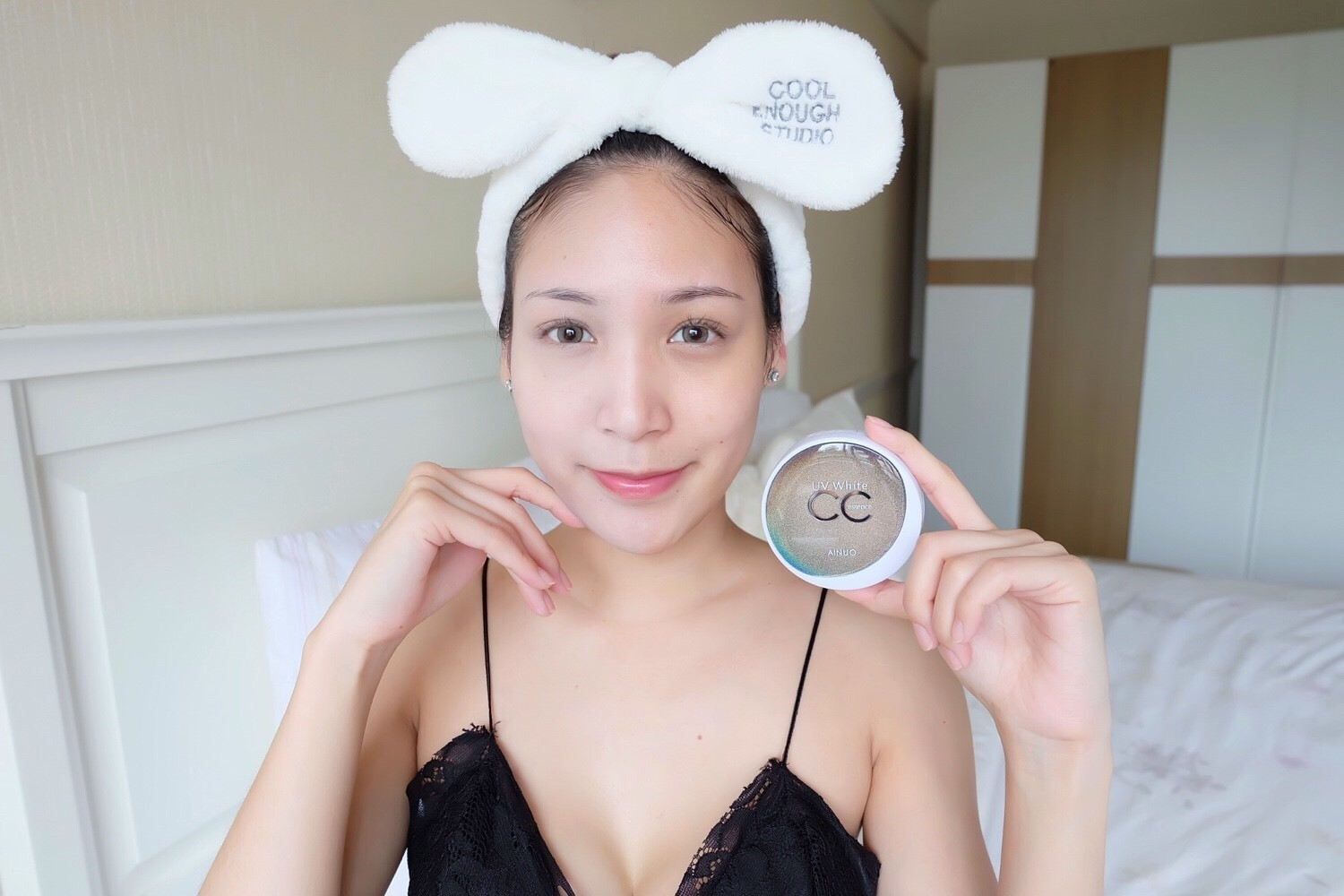 แป้งน้ำคุชชั่น แป้งพัฟ แป้งรองพื้นใช้ดี Ainuo A448