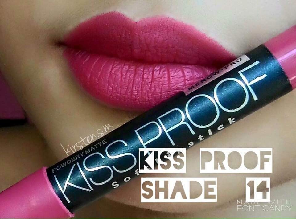 Mn kiss proof ลิปเนื้อแมท สุดสวย ติดทน ราคาไม่แพง รับตัวแทนจำหน่ายเครื่องสำอางค์