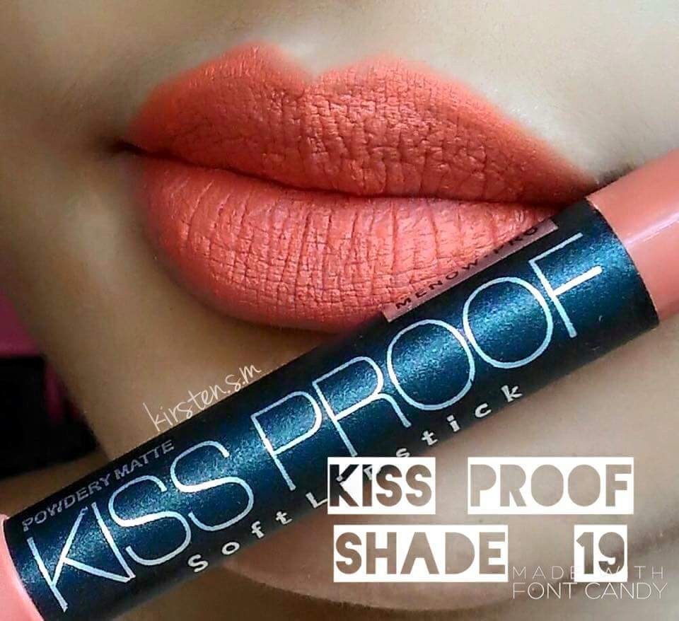 Mn kiss proof ลิปเนื้อแมท สุดสวย ติดทน ราคาไม่แพง รับตัวแทนจำหน่ายเครื่องสำอางค์