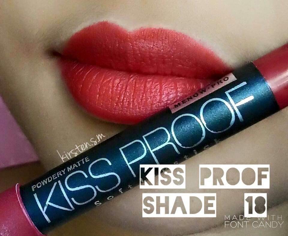 Mn kiss proof ลิปเนื้อแมท สุดสวย ติดทน ราคาไม่แพง รับตัวแทนจำหน่ายเครื่องสำอางค์