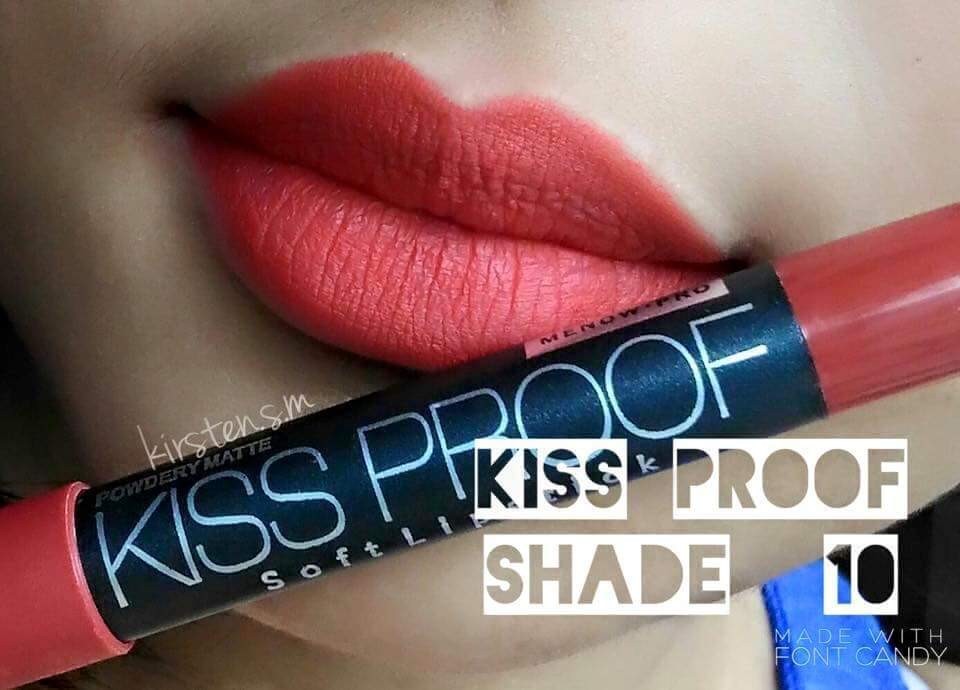 Mn kiss proof ลิปเนื้อแมท สุดสวย ติดทน ราคาไม่แพง รับตัวแทนจำหน่ายเครื่องสำอางค์
