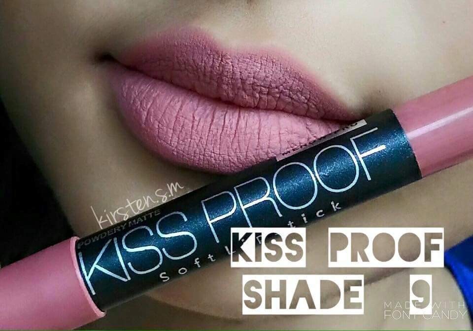 Mn kiss proof ลิปเนื้อแมท สุดสวย ติดทน ราคาไม่แพง รับตัวแทนจำหน่ายเครื่องสำอางค์