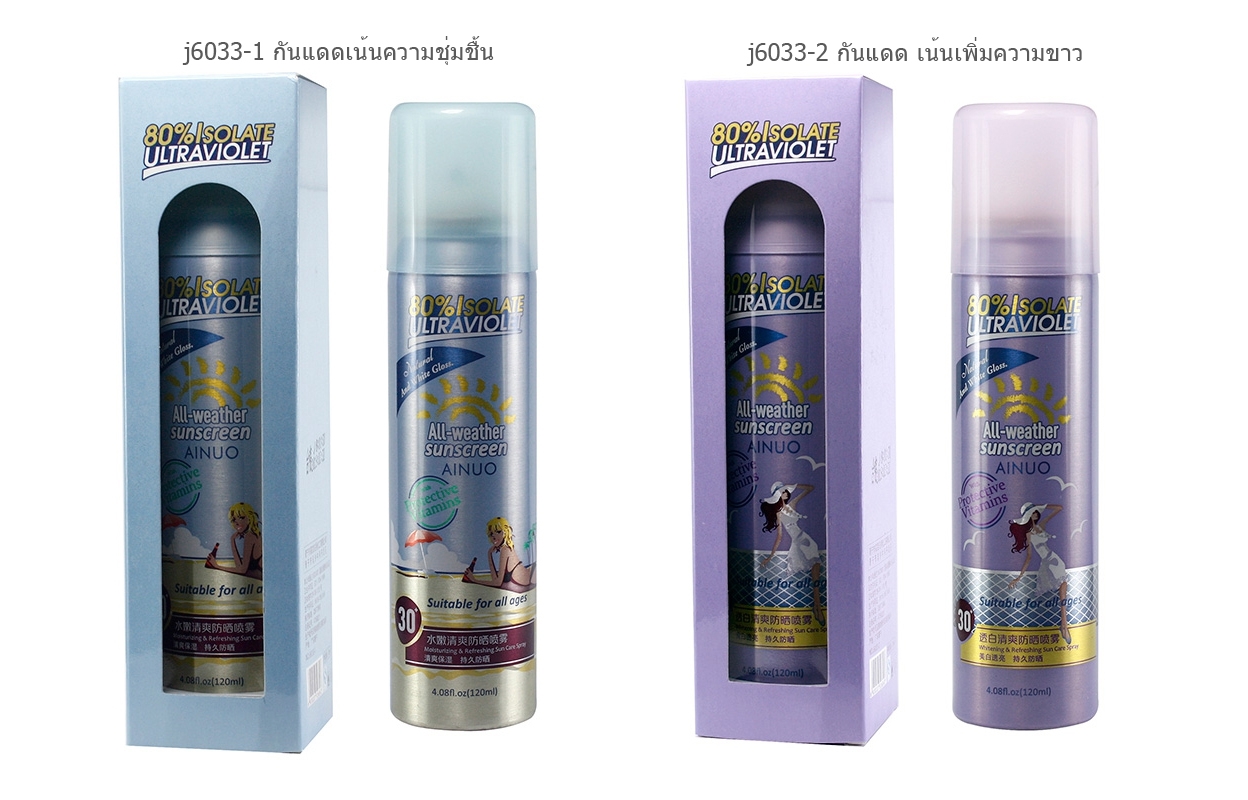 AINUO (no.J6033) สเปรย์กันแดด (Copy)