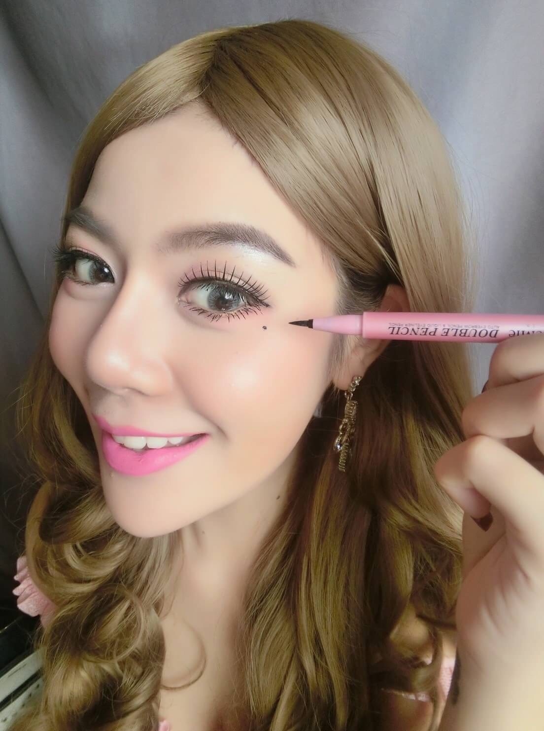 มีมิเอะ 2อิน1 เซ็กซี่ บิ๊กอายส์ auto eyebrow + liquid eyeliner M1725