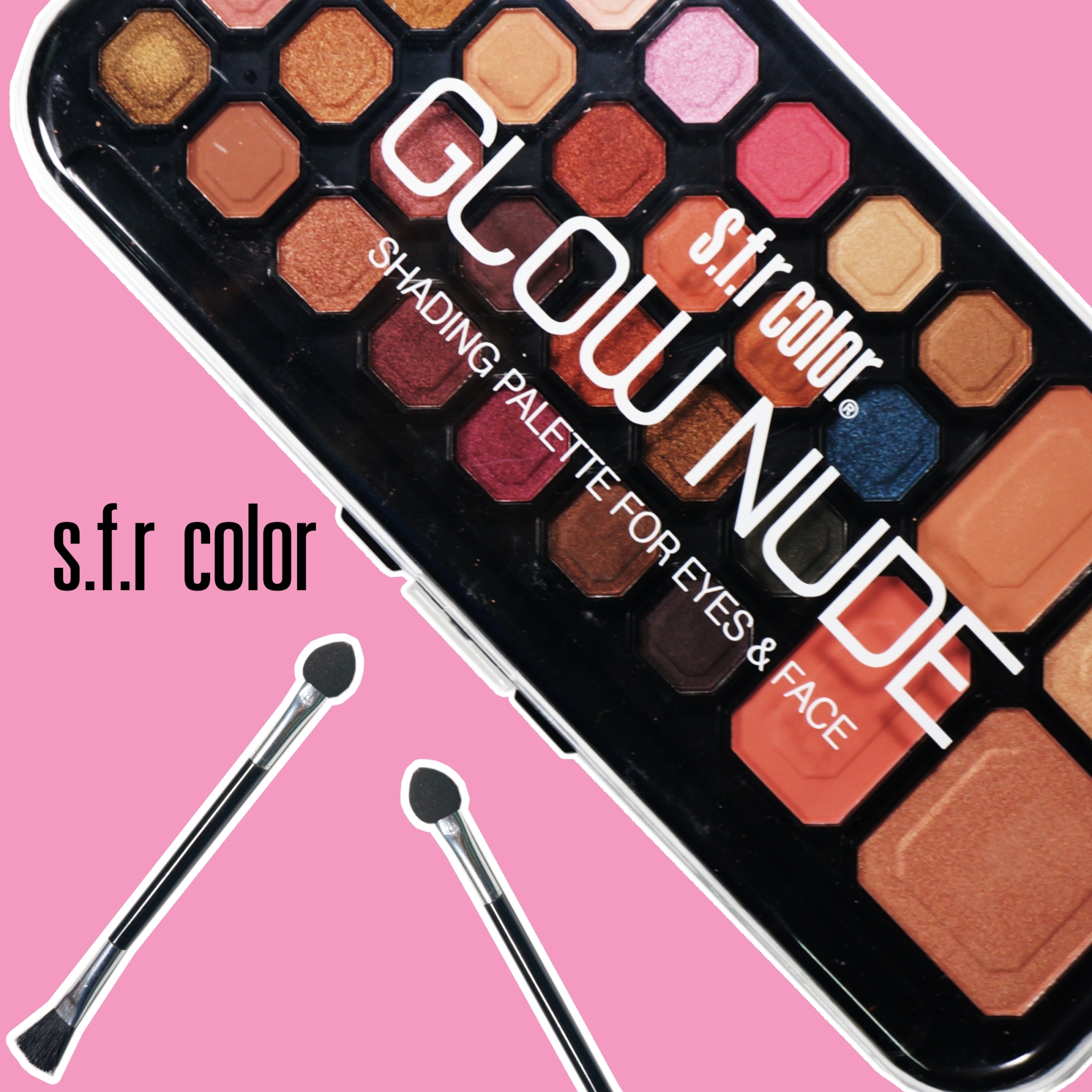 พาเลทแต่งหน้า ครบเซ็ท S.F.R color ประกอบด้วยอายแชโดว์