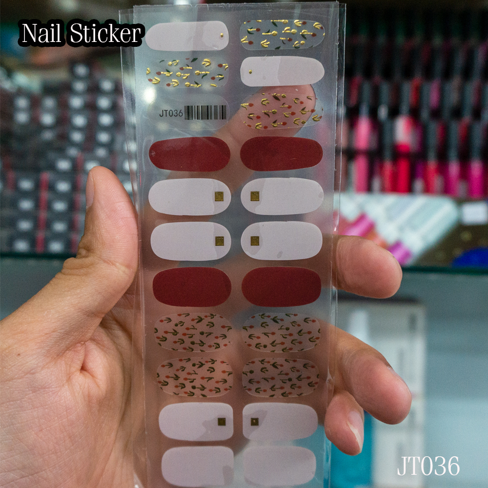 สติกเกอร์ติดเล็บสวยๆ NAIL STICKER ขายปลีกส่ง สติกเกอร์ติดเล็บ