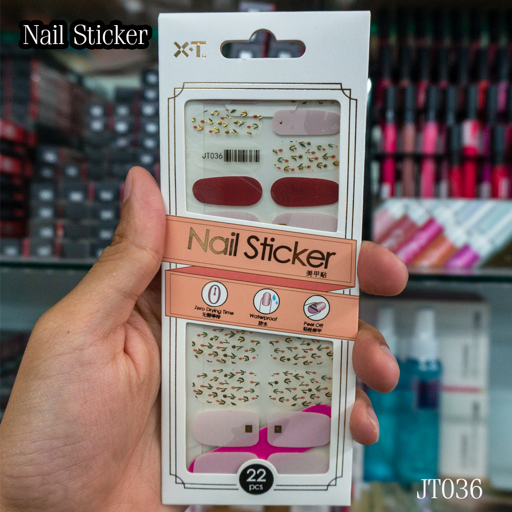 สติกเกอร์ติดเล็บสวยๆ NAIL STICKER ขายปลีกส่ง สติกเกอร์ติดเล็บ