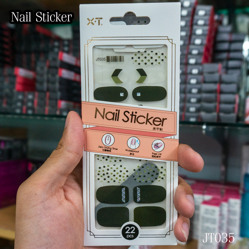 สติกเกอร์ติดเล็บสวยๆ NAIL STICKER ขายปลีกส่ง สติกเกอร์ติดเล็บ