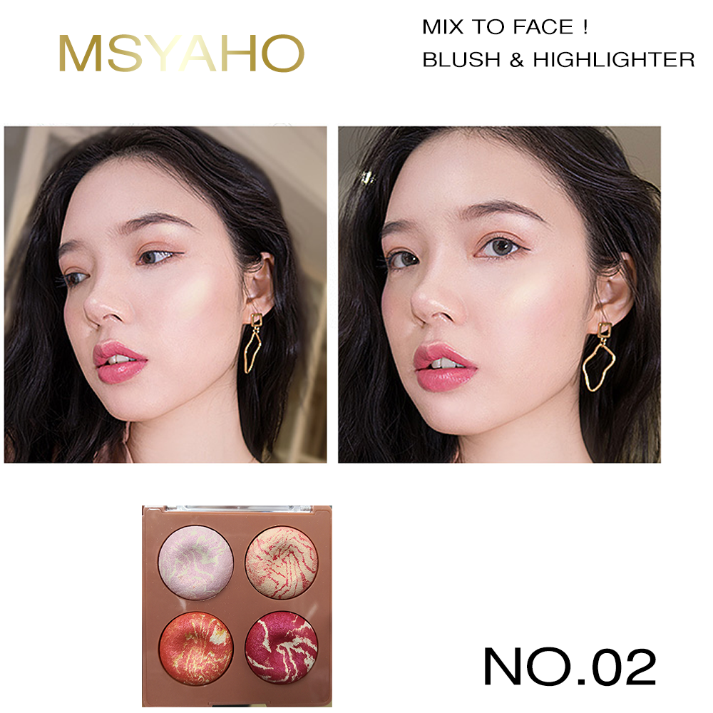 เมคอัพพาเลท 4 เฉดสี มีให้เลือกทั้งหมด 4โทน เป็นทั้งไฮไลต์ก็็ดี บลัชออนก็ได้ สีสวยทั้งเนื้อแมท และชิมเมอร์ จบครบทุกความต้องการของผู้หญิง เนื้อเนียนนุ่ม เกลี่ยง่าย เม็ดสีสวยคมชัด ติดทนนาน