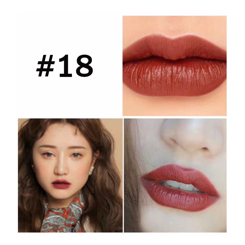 (เซ็ต6แท่ง)ลิปสติกเนื้อแมท สวยแน่น เป๊ะ เนื้อลิปเนียนนุ่ม มอบสีสันที่เป็นธรรมชาติ สีสวยคมชัด ติดทนนาน ไม่ทำให้ริมฝีปากแห้ง ขายเครื่องสำอาง Hengfang color lipstick
