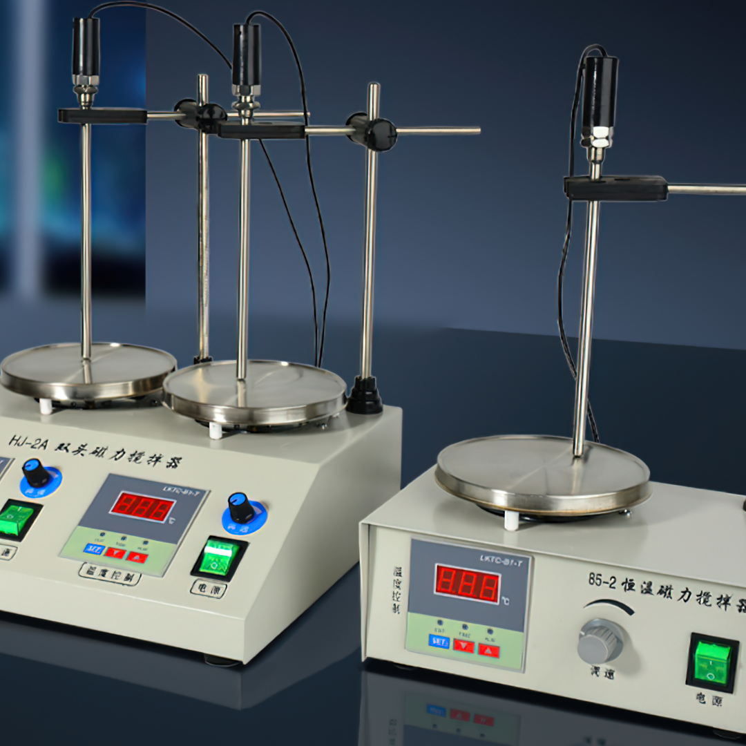 เครื่องกวนสาร ระแบบแม่เหล็ก ทำความร้อนได้  MAGNETIC STIRRER รุ่น HJ ราคาถูก