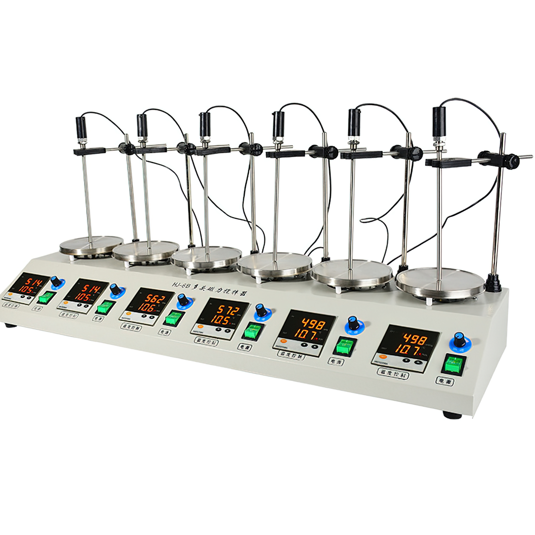 เครื่องกวนสาร ระแบบแม่เหล็ก ทำความร้อนได้  MAGNETIC STIRRER รุ่น HJ ราคาถูก