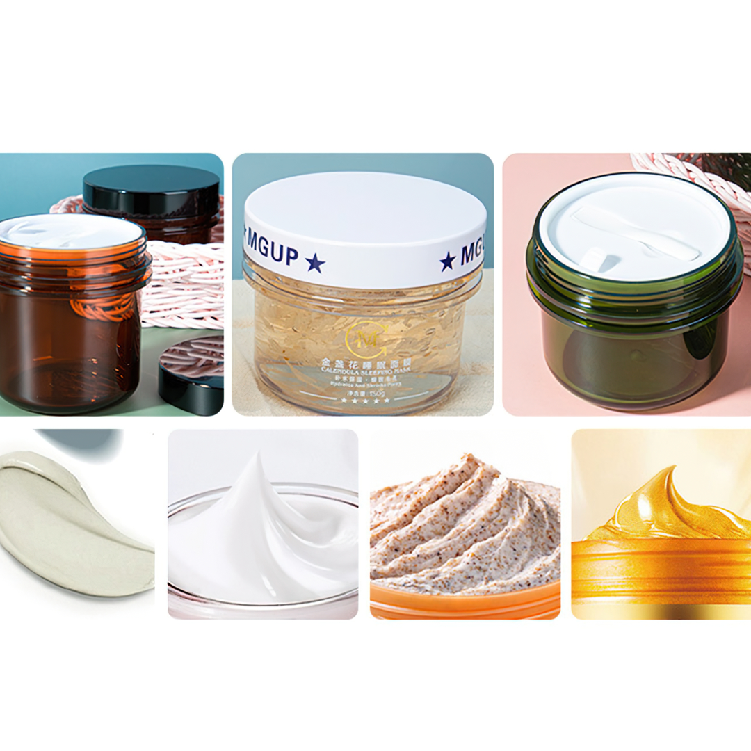 กระปุกครีม ตลับครีม SG7501 K-120ml 150ml 200ml ขายปลีกส่งบรรจุภัณฑ์ราคาถูก