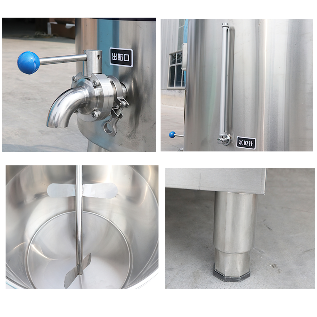 HTRC เครื่องพาสเจอร์ไรซ์ หม้อทำพาสเจอร์ไรซ์ (pasteurizer)  หม้อทำความร้อน หม้อตุ๋น ทำนมสด ราคาถูก