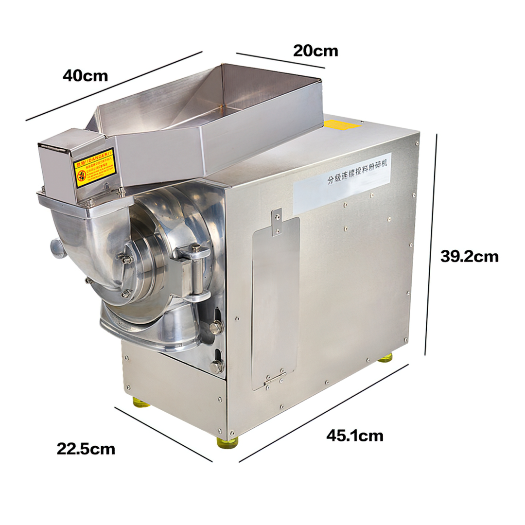 🌈14455 เครื่องบดผง ยาสมุนไพรจีน วัตถุดิบ บดได้ต่อเนื่อง CQ-150