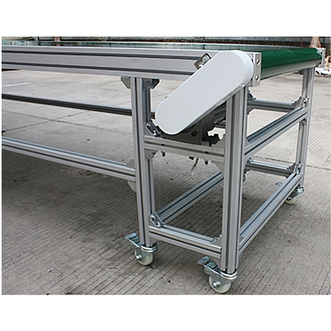 รับทำสายพานลำเลียงสินค้า ราคาถูก สายพาน PVC PU ท่อ ตะแกรงเหล็ก โต๊ะสายพานราคาถูก